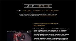 Desktop Screenshot of oldmovieconversion.com