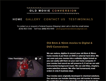 Tablet Screenshot of oldmovieconversion.com